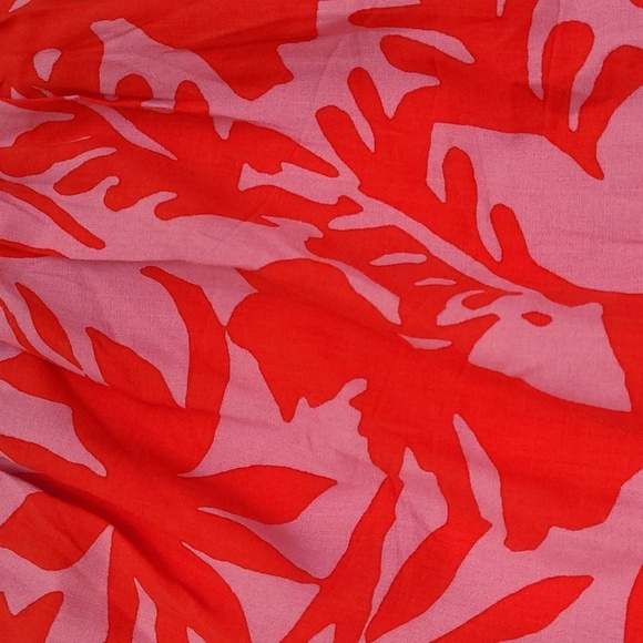 LOFT Pink Purple Floral Print Maxi Tiered Skirt - Picture 2 of 5